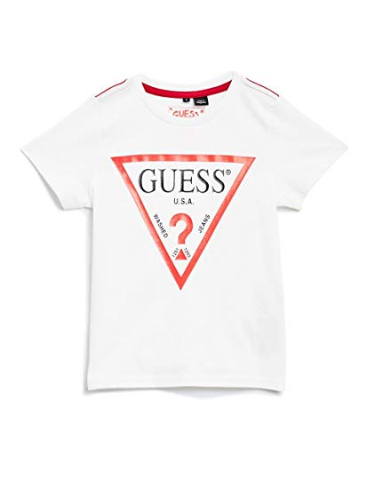 GUESS Boys' Short Sleeve T-Shirt Core