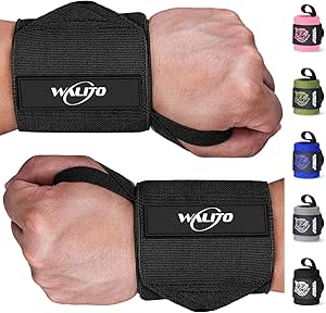 Wrist Wraps for Weightlifting-21" Lifting Wrist Straps for Weightlifting,Weight Lifting Wrist Wraps with Thumb Loop,Breathable Wrist Brace, Avoid Injury and Maximize Grip for Men & Women Powerliftin