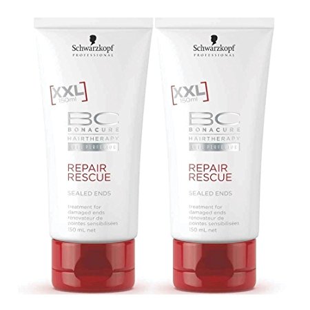 Schwarzkopf Bonacure Repair Rescue Sealed Ends 5.1 oz (Mega Size - Limited Edition) - Duo Set - (2PACK)