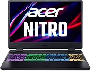 ACER Portable Nitro AN515-46-R8UF Noir AMD Ryzen7 6800H 16Go DDR5 512GoSSD NVIDIA GeForce RTX 3070Ti 8Go DDR6 15.6'' FHD IPS 144Hz WIN11H NH.QH1EF.009