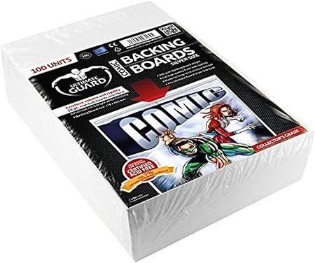 Comic Backing Boards (Silver Size, Pack of 100)