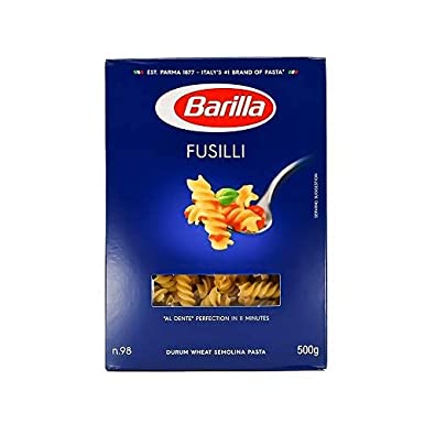 Barilla Pasta Fusilli Durum Wheat - 500g, Italy