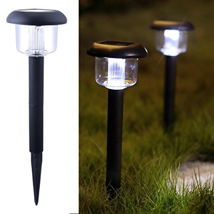Maggift Solar Path Lights,6 Pack Automatic Led Lawn Lamps