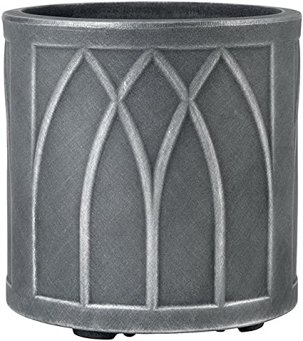 Stewart 5120031 32 cm Round Versailles Planter - Pewter