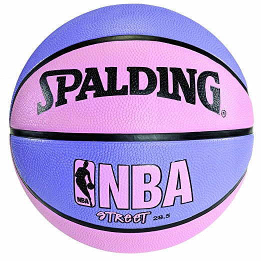 Spalding NBA Street Basketball - Pink & Purple  - Intermediate Size 6 (28.5")