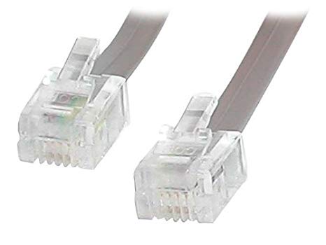 StarTech.com RJ11 Telephone Modem Cable, 25-Feet RJ25FT