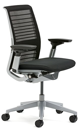 Steelcase 3D Knit Think Chair, Licorice