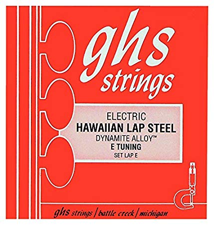 GHS Lap-E Nickel Plated Steel Electric Hawaiian Lap Steel E Tuning Strings