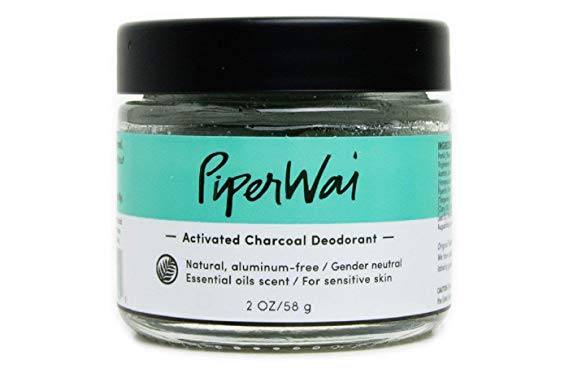 PiperWai Natural Deodorant Jar, 2 Ounce