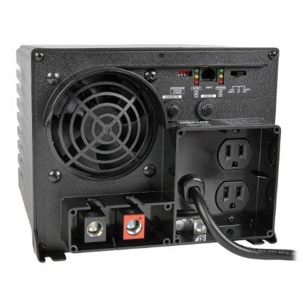 Tripp Lite APS1250 Inverter / Charger 1250W 12V DC to 120V AC 30A 5-15R 2 Outlet