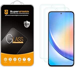 Supershieldz (2 Pack) Designed for Samsung Galaxy A35 5G Tempered Glass Screen Protector, Anti Scratch, Bubble Free