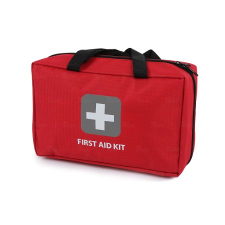First Aid Kit - 275 Pieces - Bag. Packed with hospital grade medical supplies for emergency and survival situations. Ideal for the Car, Camping, Hiking, Travel, Office, Sports, Pets, Hunting, Home