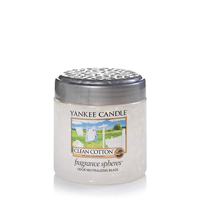 Yankee Candle Clean Cotton Fragrance Spheres, White