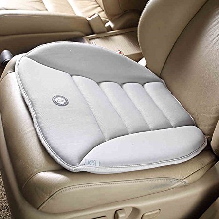Smart Direct Coccyx Care Memory Foam Seat Cushion for Car Office Home Use (Gray)