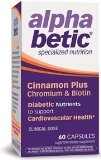alpha betic CinnamonChromiumBiotin For People With  Diabetes 60 Capsules