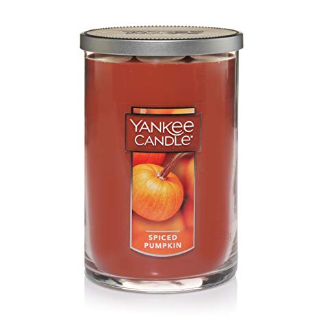 Yankee Candle Large 2-Wick Tumbler Candle, Spiced Pumpkin