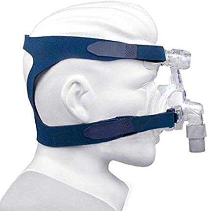 Universal Ultralight Headgear Comfort Gel Full Mask Replacement Part Breath Machine Head Band Fit for Respironics Resmed Resmart Without Mask, Blue