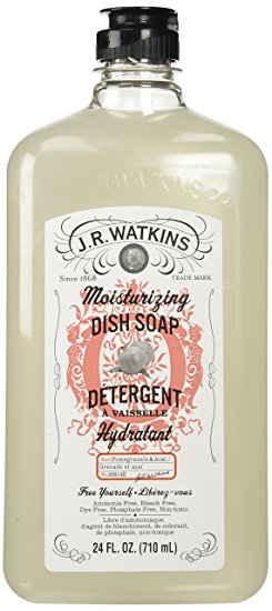 J.R. Watkins Dish Soap, Moisturizing, Pomegranate and Acai, 24 Fluid Ounce