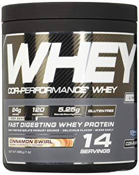 Cellucor Whey Protein Isolate Powder with BCAAs, Post Workout Recovery Drink, Gluten Free Low Carb Low Fat, Cinnamon Swirl, 14 Servings