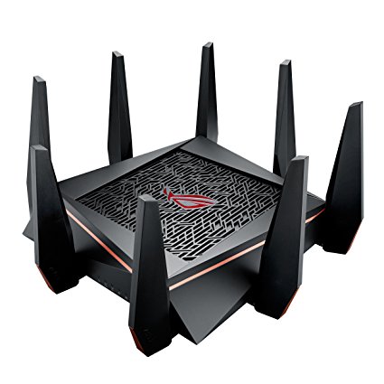 ASUS ROG Rapture GT-AC5300 Tri-band 4x4 AC5300 Gaming WIFI Router with 8-port Gigabit Router