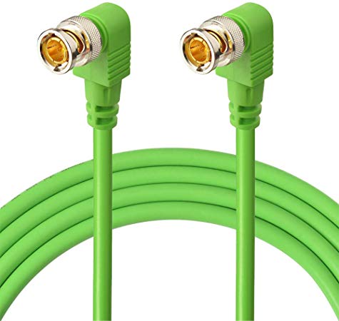 Superbat BNC Cable 3G/HD SDI Cable(1M/3.28ft 75Ω) BNC to BNC Extension Coaxial Cable for Cameras and Video Equipment，Supports HD-SDI/3G-SDI/4K/8K，SDI Video Cable Green 1Pcs