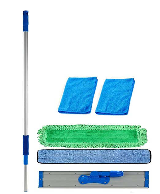 Real Clean 48 inch Commercial Microfiber Mop Kit