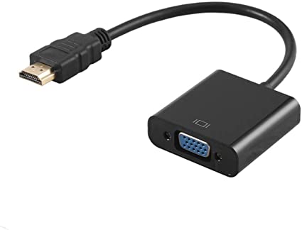 ROOTE HDMI to VGA, HDMI to VGA Adapter,HDMI Female to VGA Male Adapter,Compatible for Computer, Desktop, Laptop, PC, Monitor, Projector