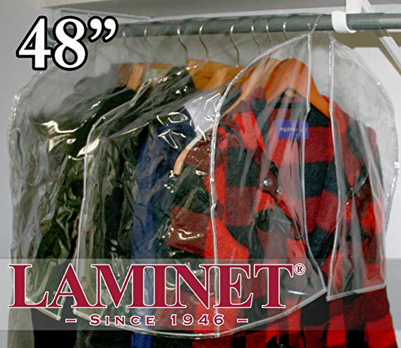 LAMINET Clear 48" Shoulder Closet Coverette