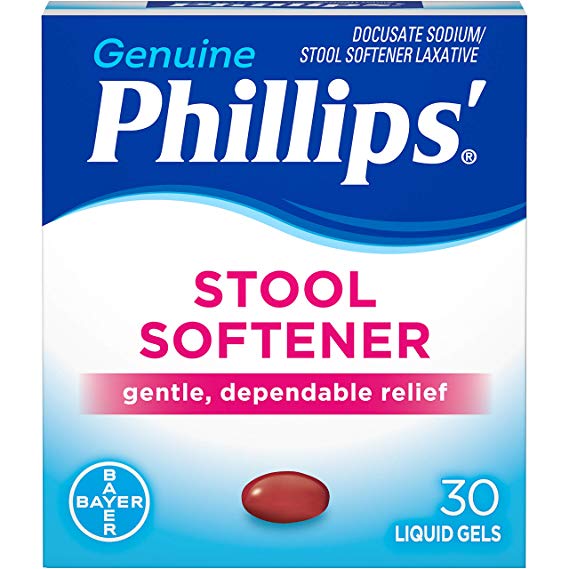 Phillips' Stool Softener Liquid Gels 30 Liquid Gels (Pack of 3)