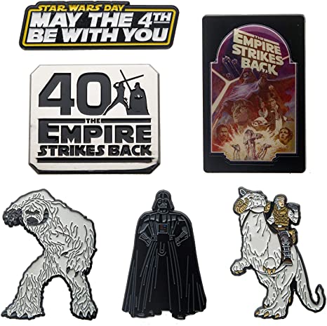 Star Wars: The Empire Strikes Back 40th Anniversary Enamel 6 Pin Set (Amazon Exclusive)