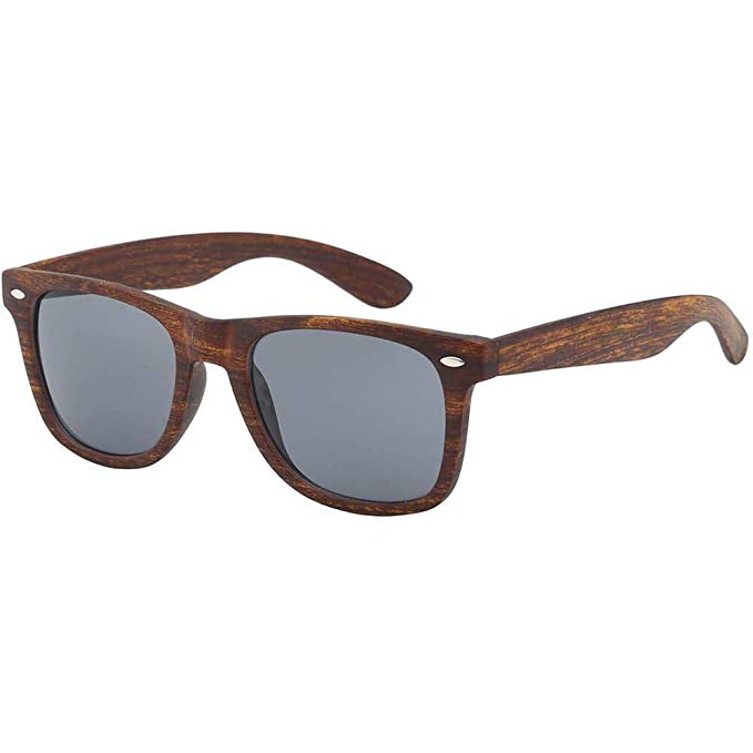 Polarized Faux Wood Vintage Sunglasses for Men & Women with UV400 Protection - Thacher's Nook
