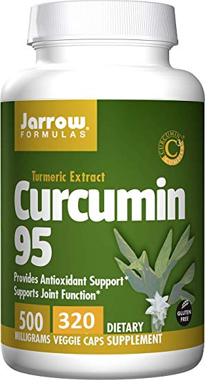 Jarrow Formulas Curcumin 95, Provides Antioxidant Support, 500 mg, 320 Veggie Caps (320 Veggie Caps)