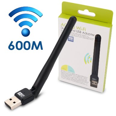 Motoraux 600Mbps Dual Band wireless USB wifi adapterFor Device of Windows XP  Vista  7  8  81  10 3264bits MAC OS X 1011X  1010X  109X  108X 107X WiFi adapter