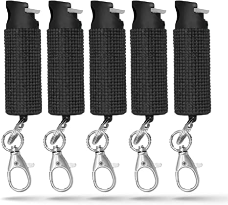 Guard Dog Security Bling-it-On Cute Pepper Spray for Women – Fashionable Key Holder - 16’ (5m) Accurate Spray Range - Self-Defense Accessory Designed for Women