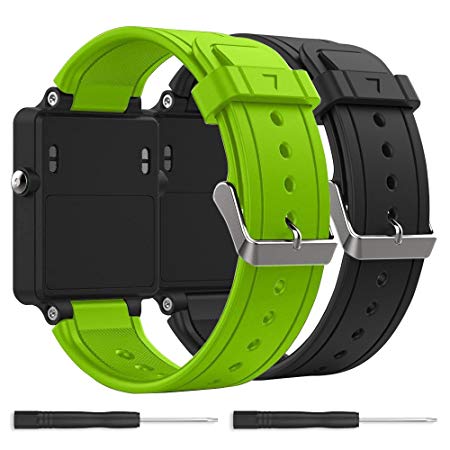 Bossblue Replacement Band for Garmin Vivoactive, Silicone Replacement Fitness Bands Wristbands with Metal Clasps for Garmin vivoactive GPS Smart Watch