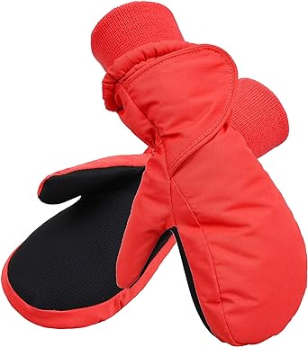 SimpliKids Children's Snow Gloves Sports Insulation Waterproof Winter Kids Ski Mittens