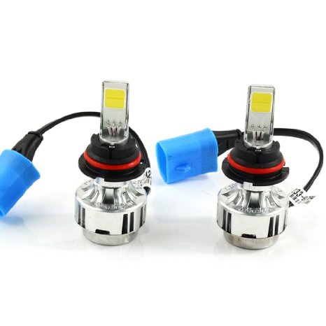 New Technology All-in-One LED Headlight Conversion Kit from HID or Halogen- 33W 3000LM x2 - All Bulb Sizes by Frayagresa 9007HB5