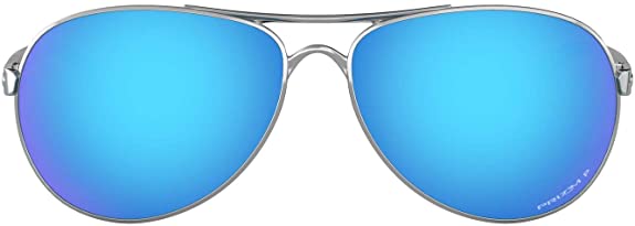 Oakley womens Oo4079 Feedback Aviator Metal Sunglasses Aviator Sunglasses
