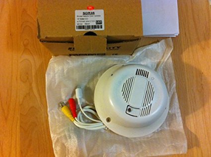 COP USA SDR35 Functional Smoke Detector Covert Color Camera, SONY CCD 470TVL 0.1Lux 3.7mm Pinhole Lens DC12V 150mA