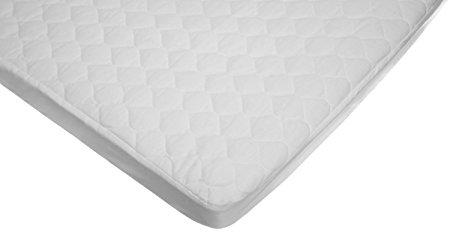 American Baby Company 2761 Waterproof Fitted Quilted Porta-Crib Mattress Pad Cover (White)