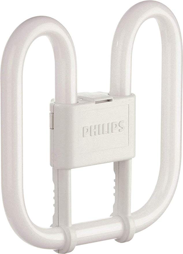 Philips PL-Q Compact Fluorescent 2 Pin Light Bulb (GR8 16W) - Warm White