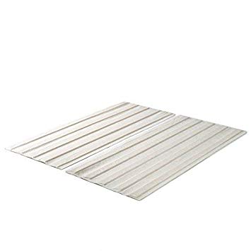 Zinus Annemarie Solid Wood Bed Support Slats / Fabric-Covered / Bunkie Board, Twin