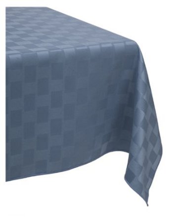 Reflections 52 by 70-Inch Oblong / Rectangle Tablecloth, Stone Blue