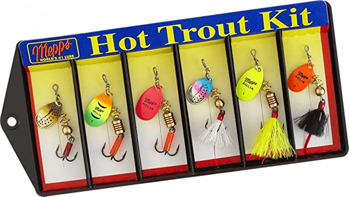 Mepps Trouter Kit - Hot Aglia Assortment