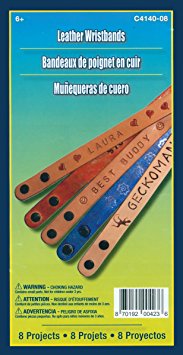 Realeather Crafts, Narrow Wristbands, 8-Pack