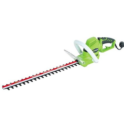 GreenWorks 22122 4 Amp 22-Inch Corded Electric Hedge Trimmer with Rotating Handle