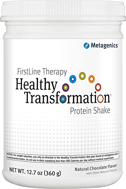 Metagenics - Healthy Transformation Protein Shake, Chocolate Flavor, 12.7 oz Powder