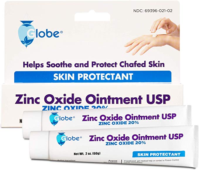 Zinc Oxide Ointment Tube, 2 Ounce (2 Pack) (Total 4 oz)