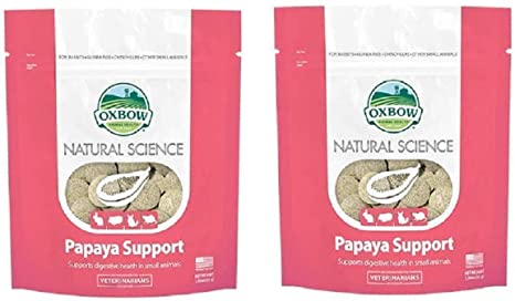 Oxbow 2 Pack Animal Health Natural Science Papaya Support