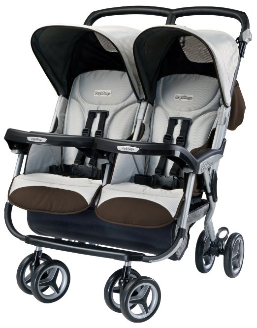 Peg-Perego Aria Twin Stroller Java Discontinued by Manufacturer
